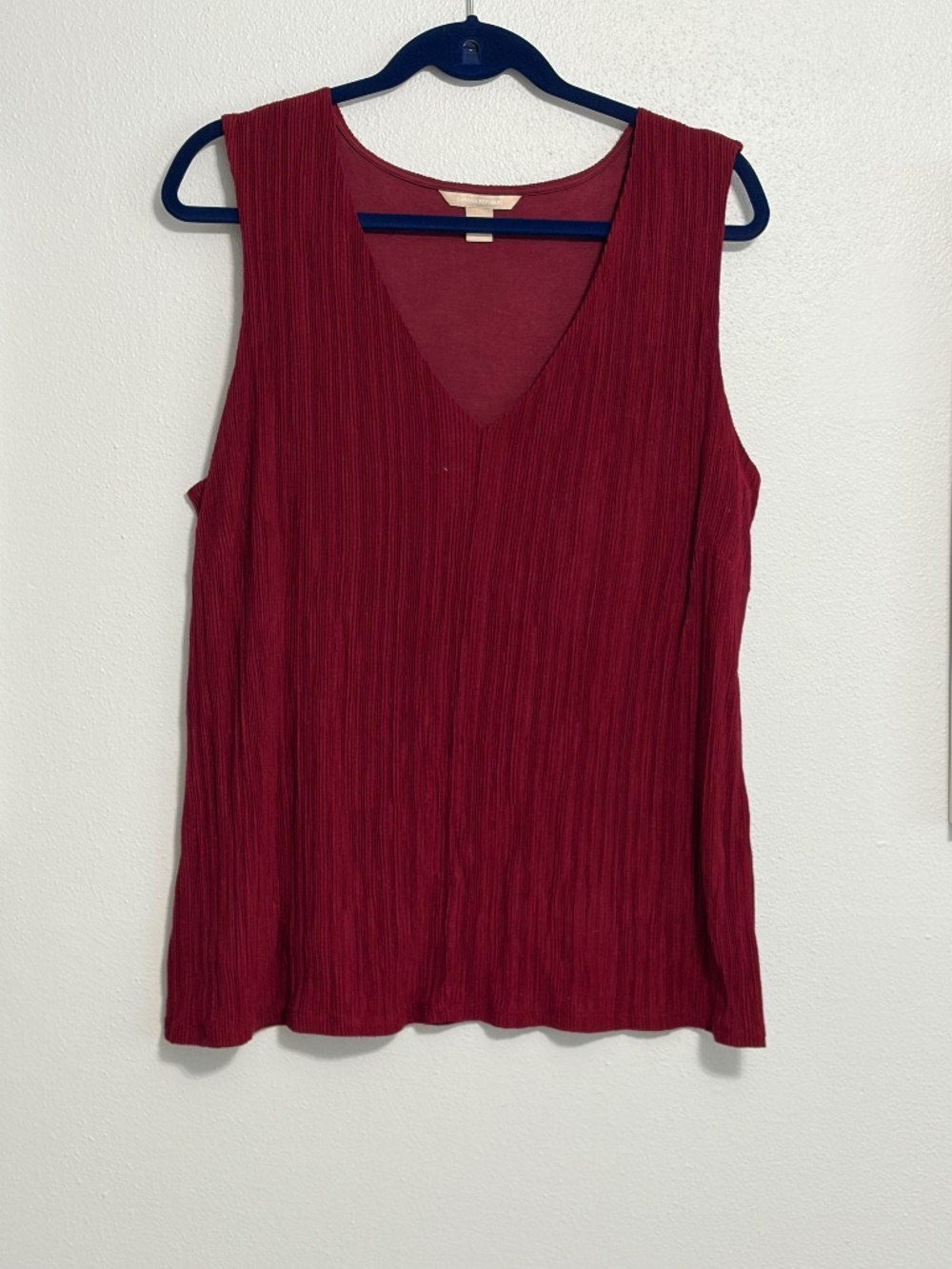 Banana Republic dark red lined tank XL